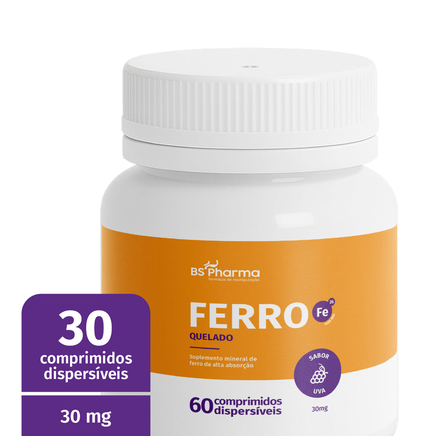 Ferro mastigável 30mg
