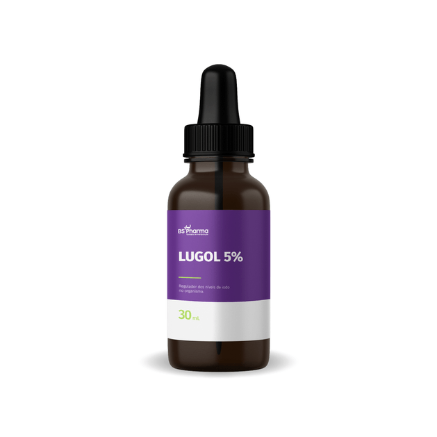 Lugol 5% Iodo Inorgânico 30ml